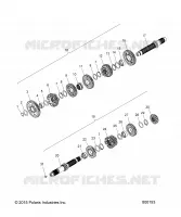 DRIVE TRAIN, INPUT/OUTPUT SHAFT ASM.