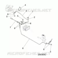 BRAKES, BRAKE LINE, REAR, ABS