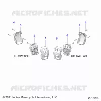ELECTRICAL, SWITCH CONTROLS, LH/RH