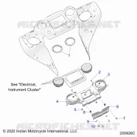 FAIRING ASM, INSTRUMENT PANEL MNTG.