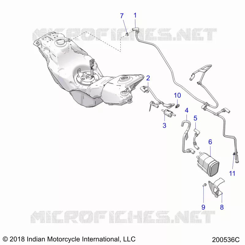 FUEL SYSTEM, EVAP SYSTEM (CALIF. AND INTL.)