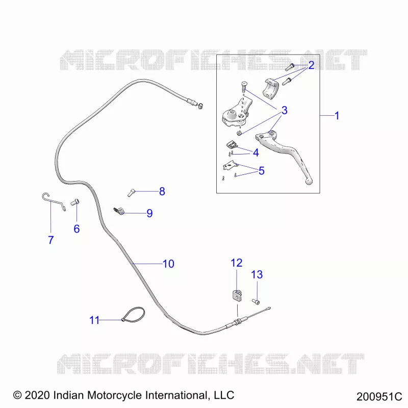 CONTROLS, CLUTCH LEVER AND CABLE