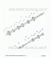 DRIVE TRAIN, INPUT/OUTPUT SHAFT ASM