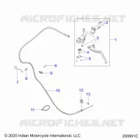 CONTROLS, CLUTCH LEVER AND CABLE
