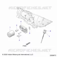 OIL FILTER/ADAPTOR, AND DIPSTICK