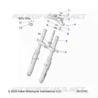 UPPER AND LOWER STEERING CLAMPS