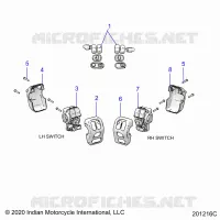 ELECTRICAL, SWITCH CONTROLS, LH/RH