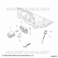 OIL FILTER/ADAPTER, AND DIPSTICK