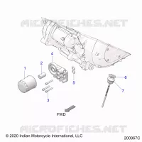 OIL FILTER/ADAPTOR, AND DIPSTICK