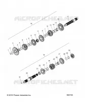 DRIVE TRAIN, INPUT/OUTPUT SHAFT ASM.