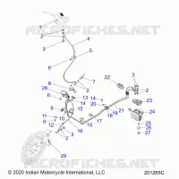 FRONT BRAKE ASM., W/ABS