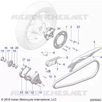DRIVE TRAIN, SPROCKETS, GUARDS AND CHAIN