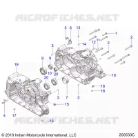 ENGINE, CASE ASM.