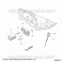 OIL FILTER/ADAPTER, AND DIPSTICK