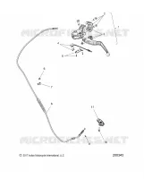 CONTROLS, CLUTCH LEVER AND CABLE
