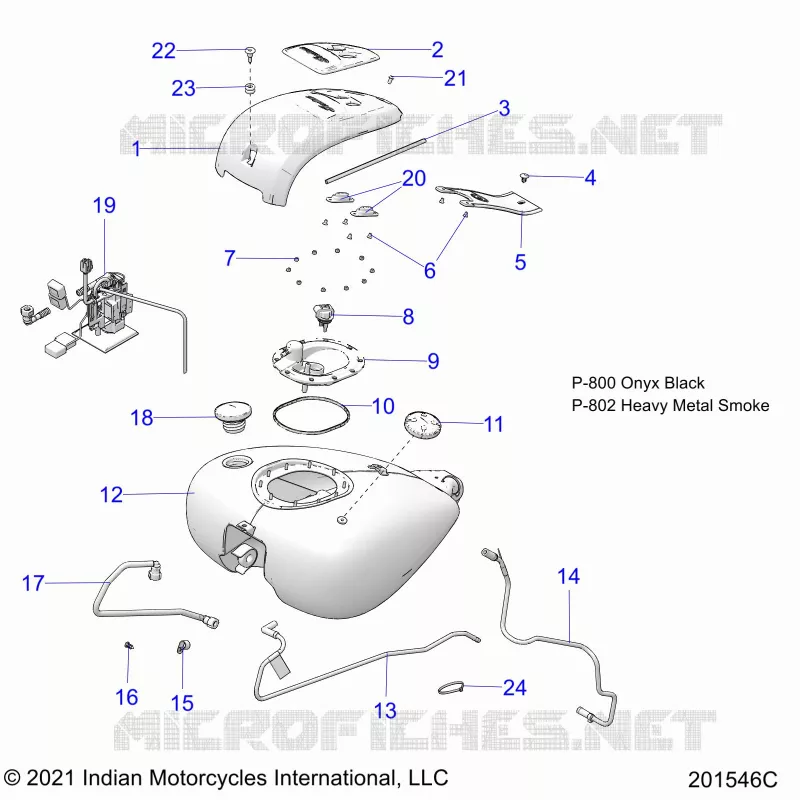 FUEL SYSTEM, FUEL TANK ASM.