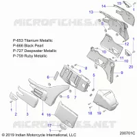 BODY, SIDE/REAR COVERS