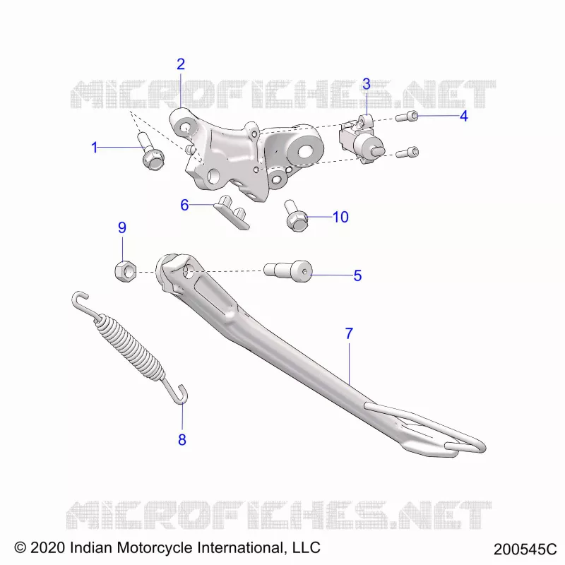 CHASSIS, SIDE STAND
