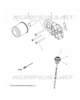OIL FILTER/ADAPTOR, AND DIPSTICK