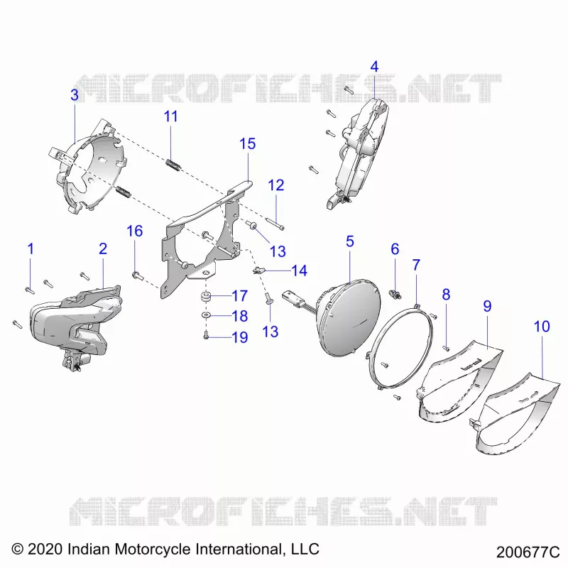 ELECTRICAL, HEADLIGHT, FRONT TURN SIGNALS