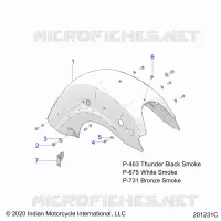 BODYWORK - REAR FENDER