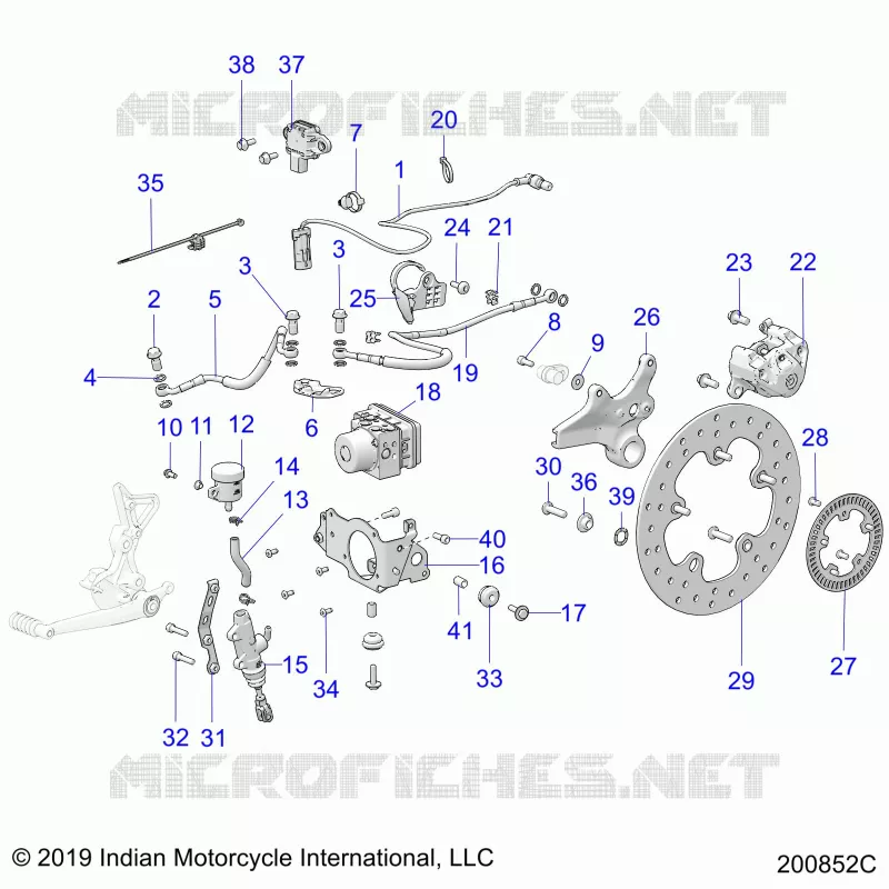 REAR BRAKE ASM