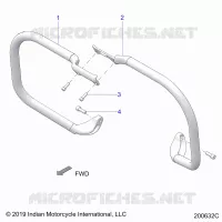 CHASSIS, HIGHWAY BAR, TUBE