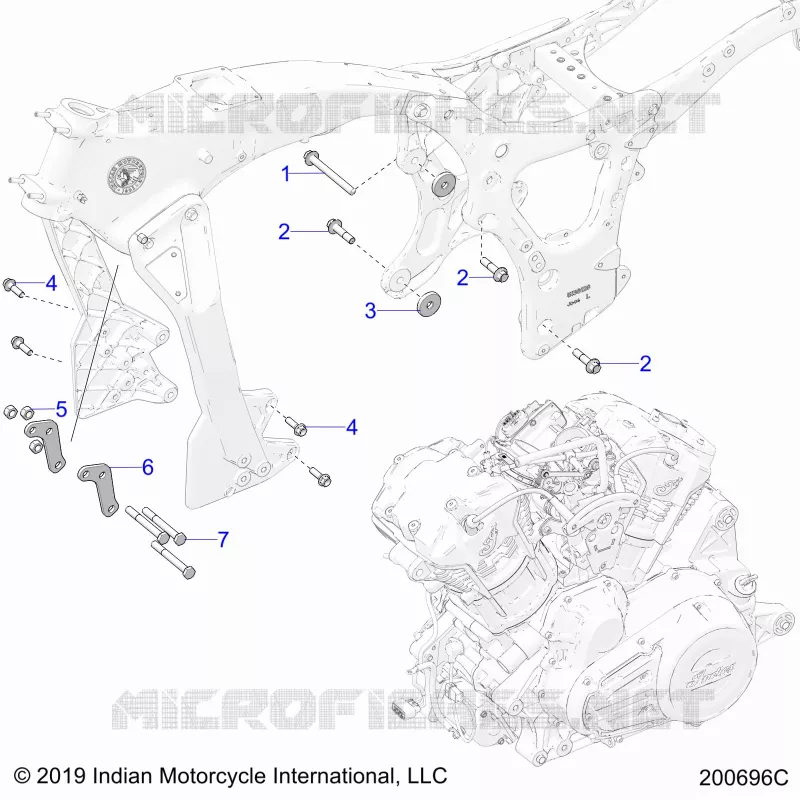 ENGINE, ENGINE MOUNTING