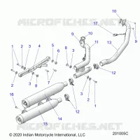 EXHAUST ASM., INTL