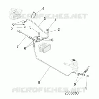 BRAKES, BRAKE LINE, REAR, ABS