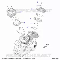 ENGINE, ROCKER COVERS