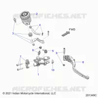 BRAKES, MASTER CYLINDER, FRONT