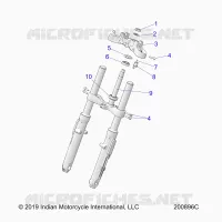 UPPER AND LOWER STEERING CLAMPS