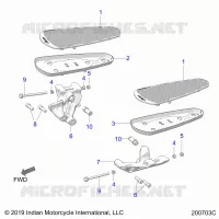 CHASSIS, FLOORBOARD, DRIVER