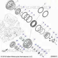 DRIVE TRAIN, CLUTCH AND PRIMARY DRIVE
