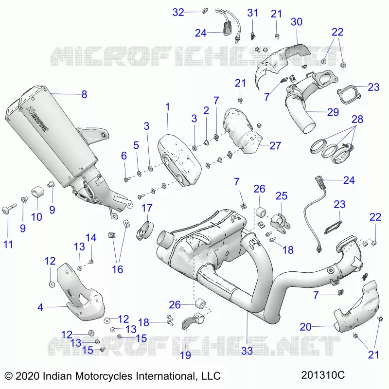 EXHAUST ASM (FTR S/CHAMPIONSHIP EDITION/SPECIAL EDITION)