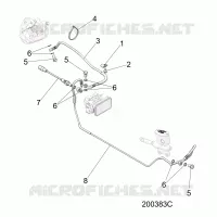 BRAKES, BRAKE LINE, REAR, ABS