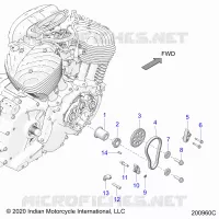 CAM CHAIN AND SPROCKETS