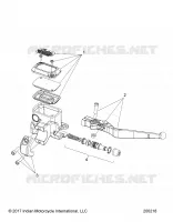FRONT BRAKE, LEVER AND MASTER CYLINDER