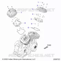 ENGINE, ROCKER COVERS