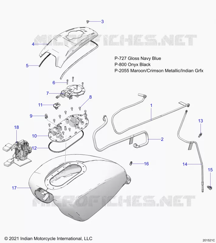 FUEL SYSTEM, FUEL TANK ASM.