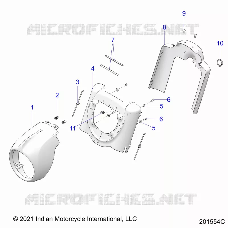 HEADLIGHT HOUSING