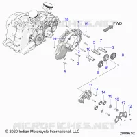 ENGINE, CAM SHAFTS AND GEARS
