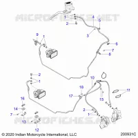 BRAKES, BRAKE LINE, FRONT, ABS