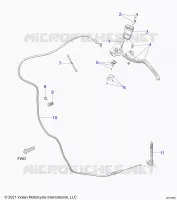 CONTROLS, CLUTCH LEVER AND CABLE