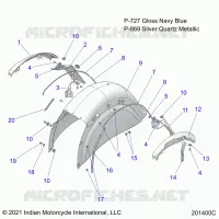 BODYWORK - REAR FENDER