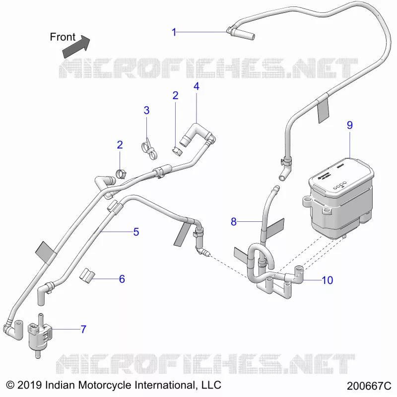 FUEL SYSTEM, EVAP SYSTEM (CALIF. AND INTL)