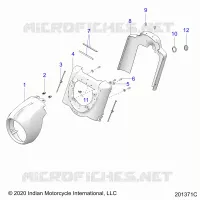 HEADLIGHT HOUSING