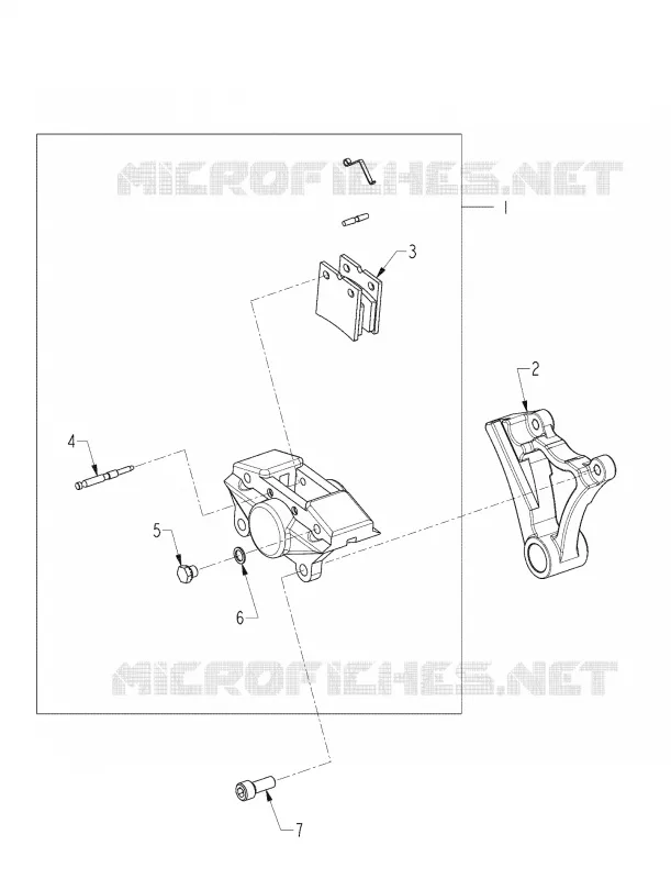 REAR BRAKE BRAKE CALIPER