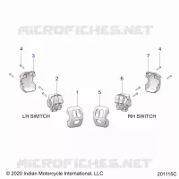 ELECTRICAL, SWITCH CONTROLS, LH/RH